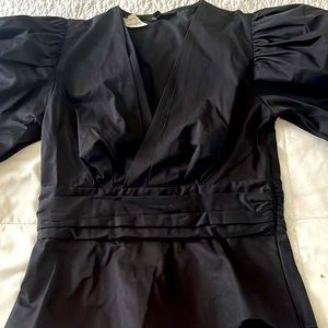 Express Peplum V-neck top